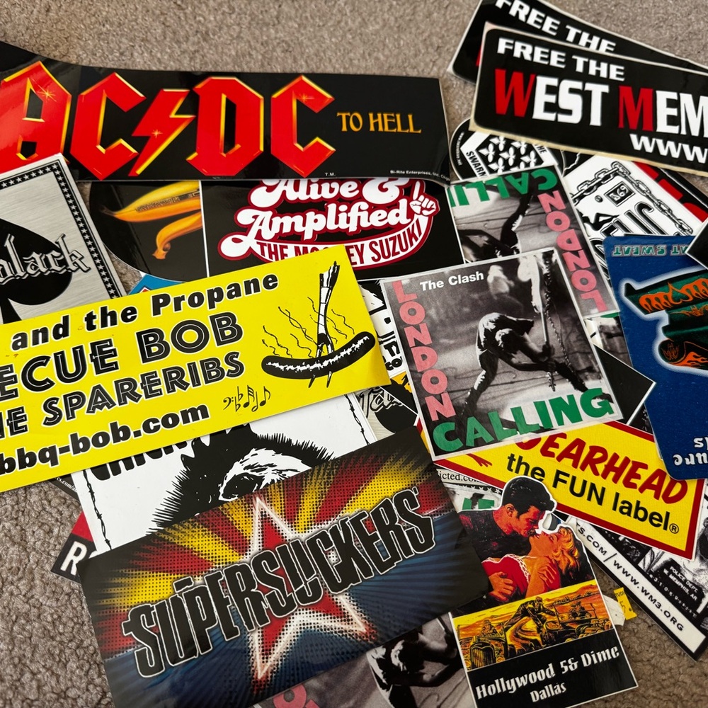 Free 🎁 Rock n roll stickers with purchase